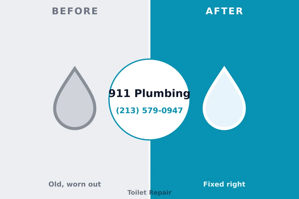 Before and after: plumbing repair Jeannette, PA
